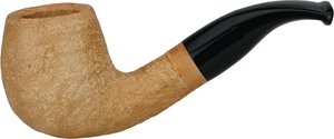 Pfeifen Serienpfeifen  Old German Clay Pipes Shorty Nr. 1 Bent Billiard 9mm