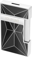 Zigarrenzubehör Feuerzeug  S.T. Dupont Lack Fire X schwarz / chrom (028277)