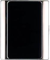 Pearl Etui 20er Zigarillo silberfarben Lack schwarz (611983)