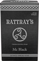 Pfeifenzubehör Pfeifenfilter  Rattray's 9mm, activated Charcoal, 50 pieces (50100)