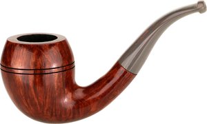 Pfeifen Serienpfeifen  Idea Pipes Small Rhodesian glatt braun (Nr. 2017)