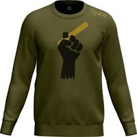 Zigarrenzubehör Merchandise  Ciguerilla Sweater oliv schwarze Faust (Gr. M)