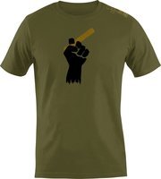 Zigarrenzubehör Merchandise  Ciguerilla Shirt oliv schwarze Faust (Gr. M)