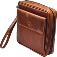 Mastro de Paja pipe cases 6er Leder