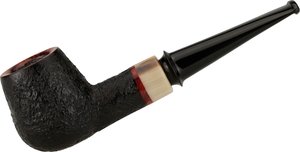 Pfeifen Freehand Pfeifen  Franz Pipes Nr. 28002 Billiard black sand with Horn