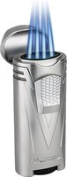 Zigarrenzubehör Feuerzeug  Vector (1C) Chrome Satin VE895