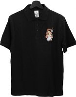 Mastro de Paja Shirts Polohemd schwarz Motiv 2 Größe M