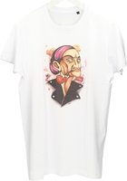 Mastro de Paja Shirts Shirt weiß Motiv 3 Größe M