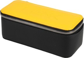 Henk Stogiebag Classic Nappa Schwarz/Gelb