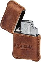 Zigarrenzubehör Feuerzeug  Nicaroma Jetflame with Nicaroma leather etui