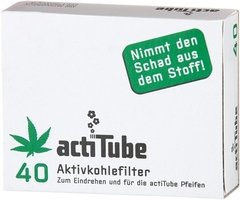 ActiTube Pipe Filter Charcoal 8mm 40 pcs (640980)