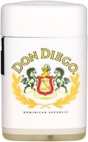 Zigarrenzubehör Feuerzeug  Don Diego Logo weiß