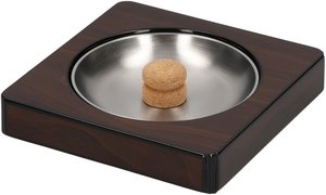 Pfeifenzubehör Aschenbecher  Lubinski Walnut Wood Square