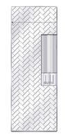 Zigarrenzubehör Feuerzeug  Dunhill Weave Pattern Palladium Plate RLE1349