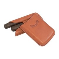 Zigarrenzubehör Etui  Marca Fina 3er Robusto Naturbraun