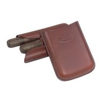 Zigarrenzubehör Etui  Marca Fina 3er Robusto Tabakbraun