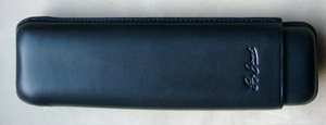 Zigarrenzubehör Etui  Guy Janot 2er Churchill-Etui Schwarz 8051