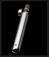 Sillems 1er Cigarrenröhre Silverplated mit seitl. versenktem Schanier (3166)