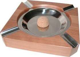 Pfeifenzubehör Aschenbecher  Guy Janot 4er Buche eckig (7007)