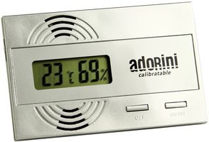 Zigarrenzubehör Humidorzubehör  Adorini Hygrometer / Thermometer Kalibrierbare Variante (303-1217)