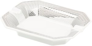 Zigarrenzubehör Aschenbecher  Classic China white with platinum pattern medium (617017)