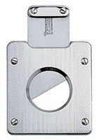 Donatus Pocket Guillotine - Line Serie 135 Edelstahl kornguillochiert (No. 135/03)