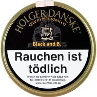 Tabak Pfeifentabak  Holger Danske Black and B. (ehemals Black & Bourbon) 100g Dose