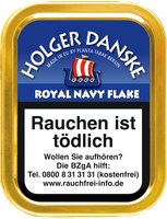 Tabak Pfeifentabak  Holger Danske Royal Navy Flake 50g Dose
