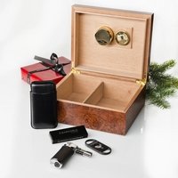Zigarrenzubehör Geschenkideen  CIGARWORLD Humidor Aficionado Schwarz