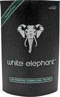 White Elephant Pfeifenfilter 9mm AKTIVKOHLE-Filter (250 Stück) (20106)