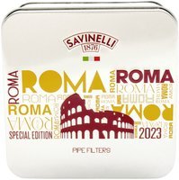 Savinelli Pfeifenfilter 9mm Aktivkohle Blechdose (100 Stück) (15610)