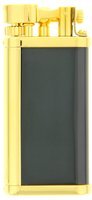 Zigarrenzubehör Feuerzeug  Dunhill Black Gold Plated  (ULY1465)