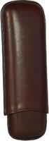 Zigarrenzubehör Etui  Martin Wess 2er smooth braun (596)