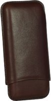 Zigarrenzubehör Etui  Martin Wess 3er smooth braun (597)