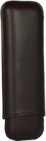 Zigarrenzubehör Etui  Martin Wess 2er smooth braun (592) (10351)