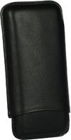 Zigarrenzubehör Etui  Martin Wess 3er smooth schwarz (597) (10433)