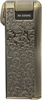 Pfeifenzubehör Pfeifenfeuerzeug  IM Corona Messing florale Ornamente (33-2525) (16471)