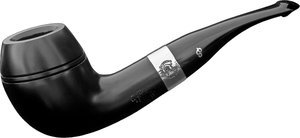 Pfeifen Serienpfeifen  Peterson DEERSTALKER black - Lippenbiss (15414)