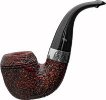 Pfeifen Serienpfeifen  Peterson BASKERVILLE sandblast - Lippenbiss (14877)