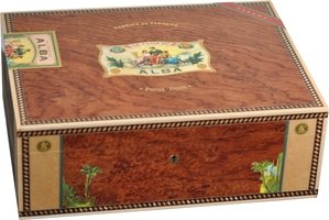 Zigarrenzubehör Humidor  Elie Bleu für 200 Zigarren Sykomore Maserung (Bubinga)