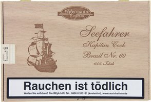 Woermann Cigars Seefahrer 100% Tabak Corona Kaptän Cook Brasil No. 60