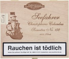 Woermann Cigars Seefahrer 100% Tabak Corona Christopherus Columbus Sumatra No. 150