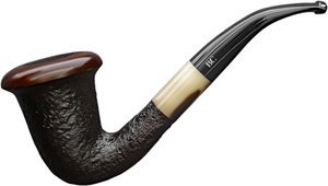 Butz Choquin Calabash XL schwarz sand horn (14408)
