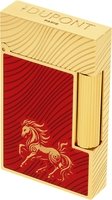 S.T. Dupont Ligne 2 Horse Red/Yellowgold (C16080CL)