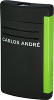 Zigarrenzubehör Feuerzeug  S.T. Dupont Carlos André mat black & green (020076)