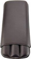 Zigarrenzubehör Etui  Marca Fina 3er Doble Corona Cafebraun ohne Logo (1000024)