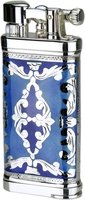 Pfeifenzubehör Pfeifenfeuerzeug  Sillems Doubleside Blau (1990B)