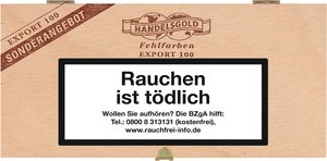 Zigarillos Deutschland  Handelsgold Export 100 Sumatra Cigarillos (100er Packung)