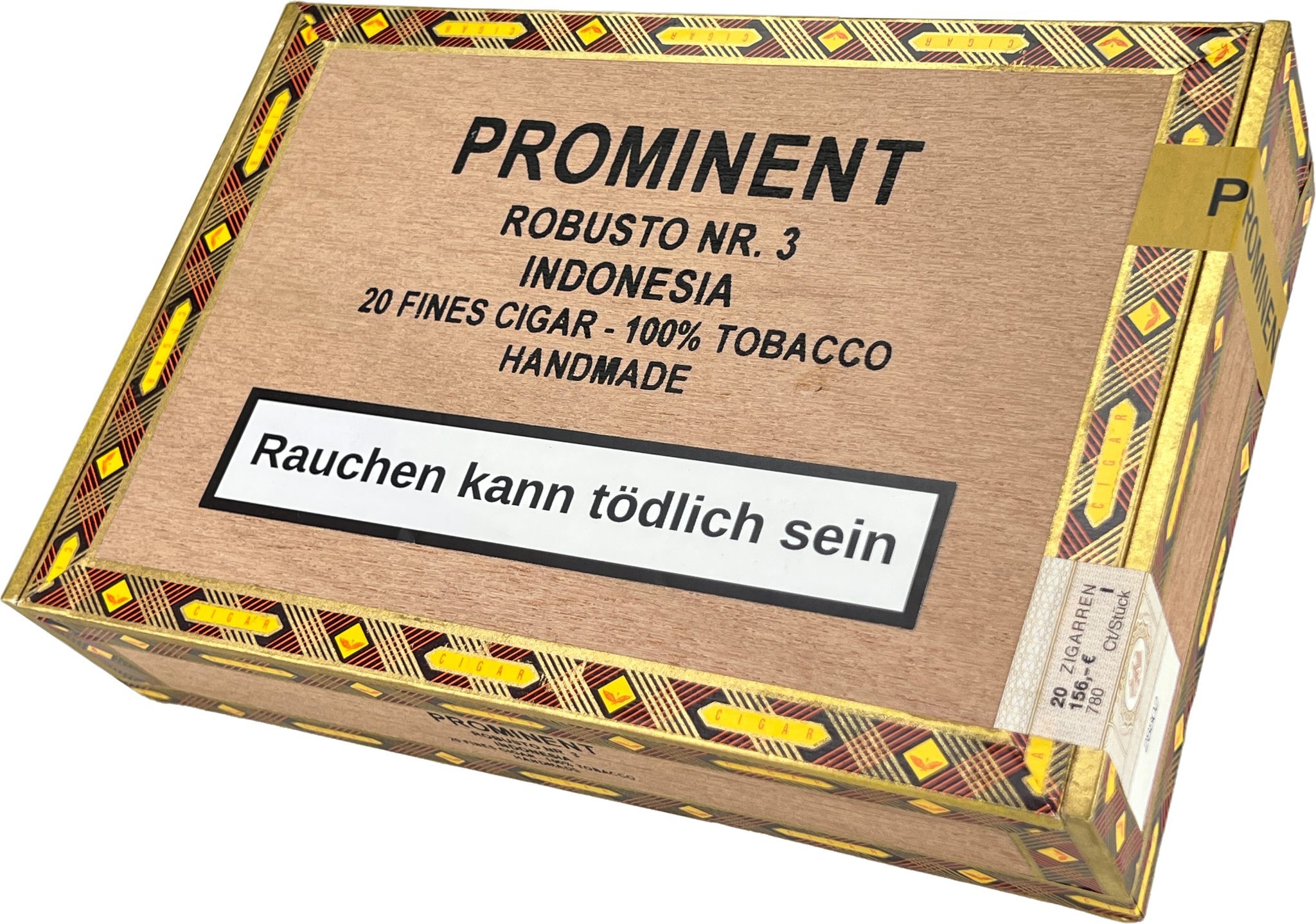 Prominent 100% Tobacco Robusto Nr. 3 Kiste