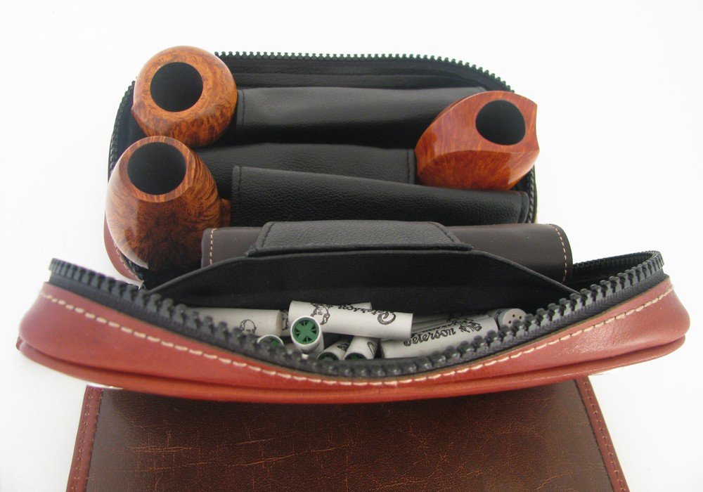 Martin Wess 118 Pfeifentaschen P 35 Pfeifentasche für 3 Pfeifen Detailbild